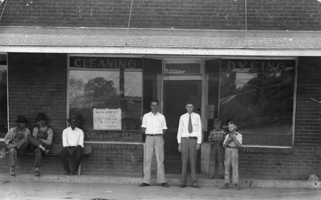 mitchell and eat outside drycleaners